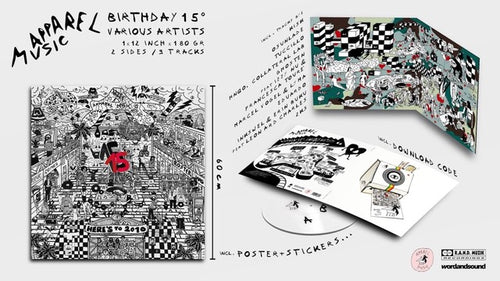 Apparel Music B-Day 15 (GF,60x60cm Poster,Sticker) - V/A