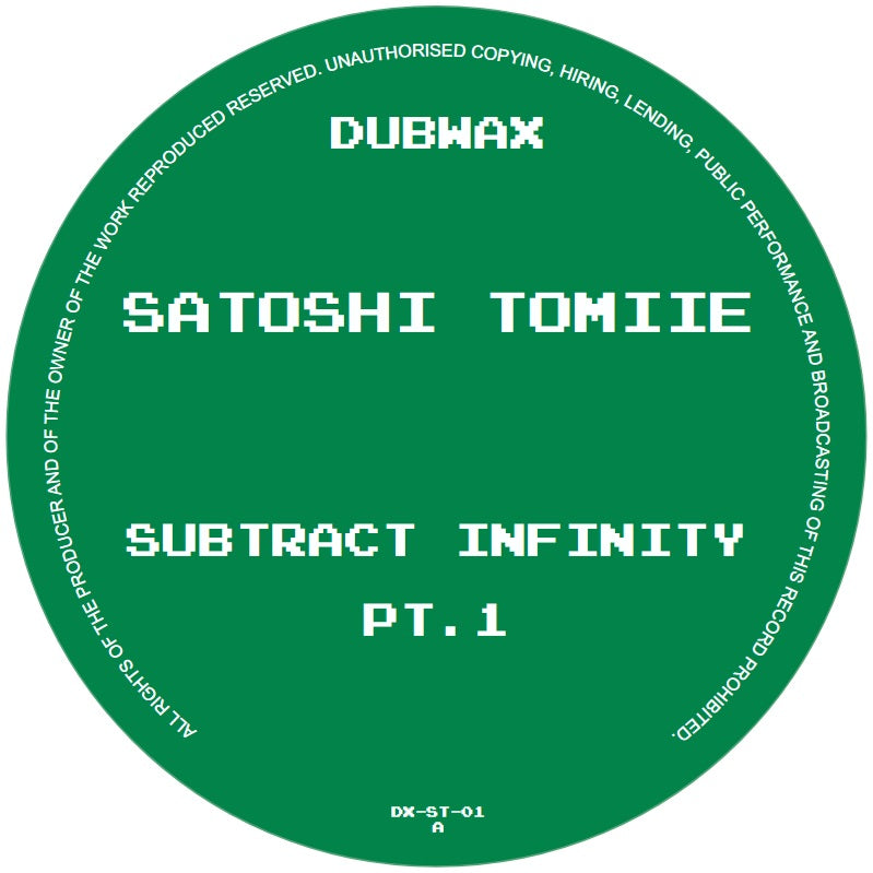 SUBTRACT INFINITY PART 1 (OF 3) - SATOSHI TOMIIE