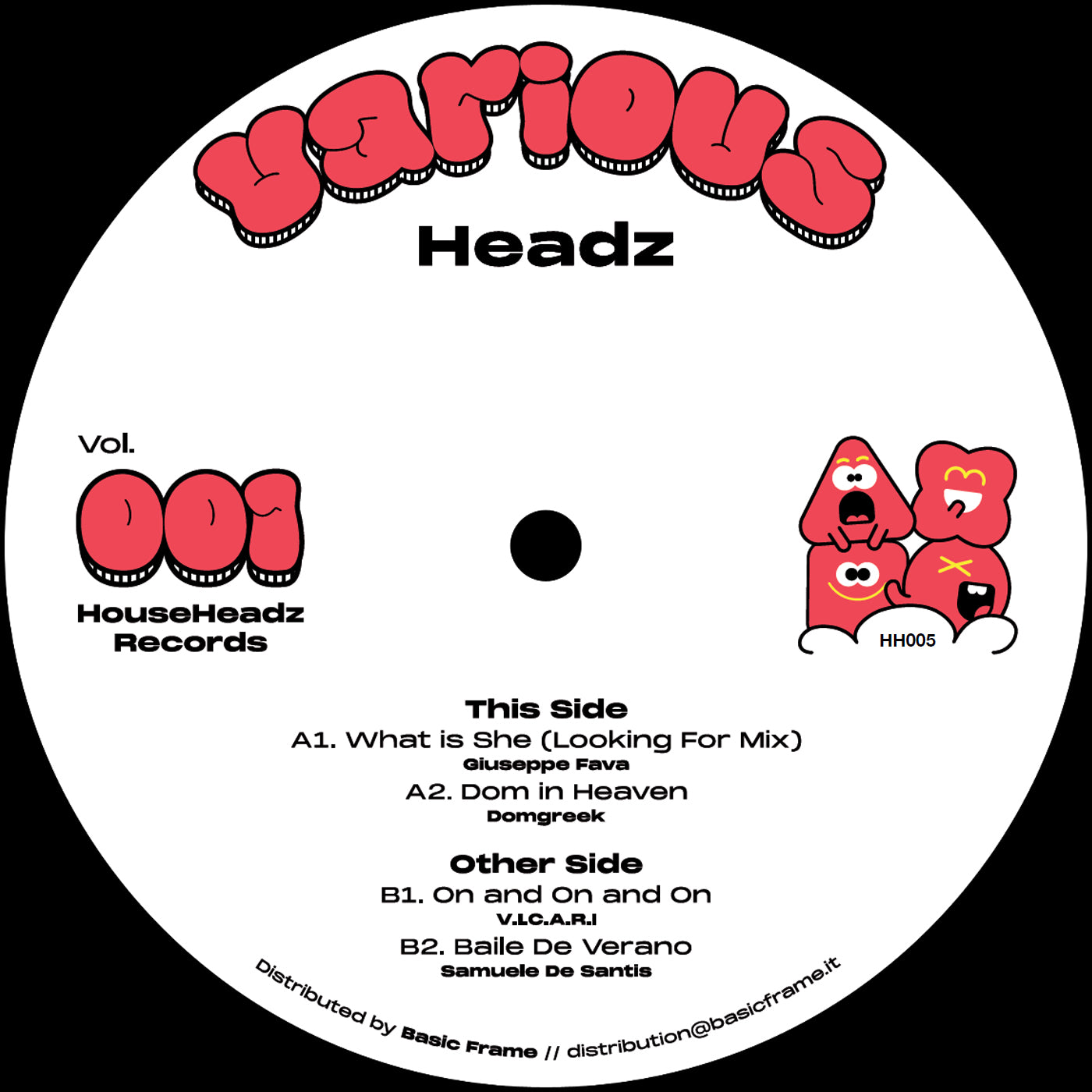 Various Headz Vol.001 - Giuseppe Fava, Domgreek, V.I.C.A.R.I, S. de Santis