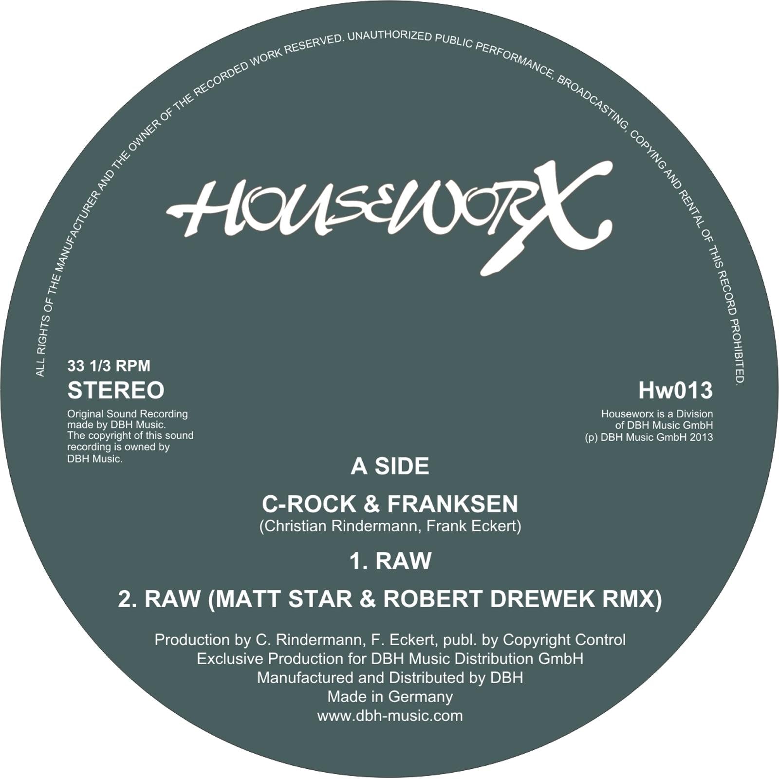 back 2 the raw - incl. matt star & robert drewek rmx - c-rock & franksen