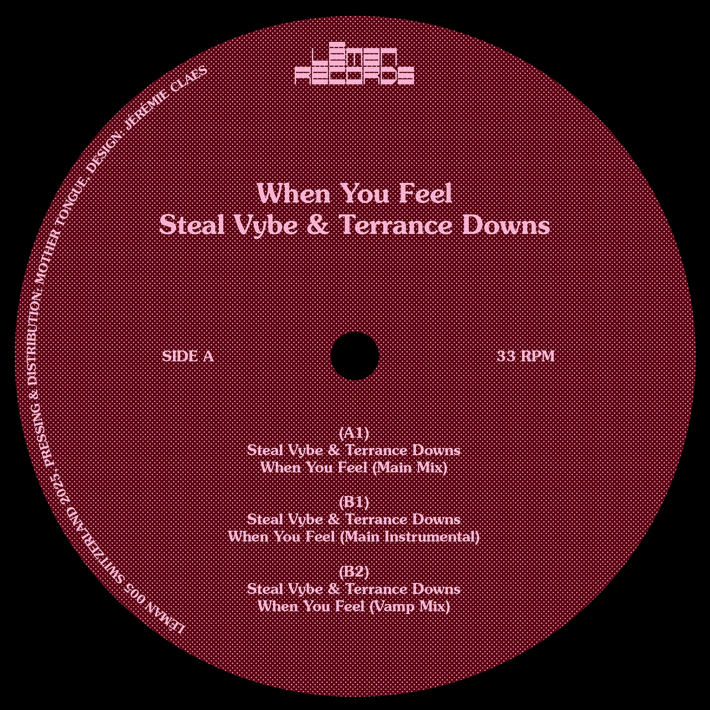 When You Feel - Steal Vybe & Terrance Downs