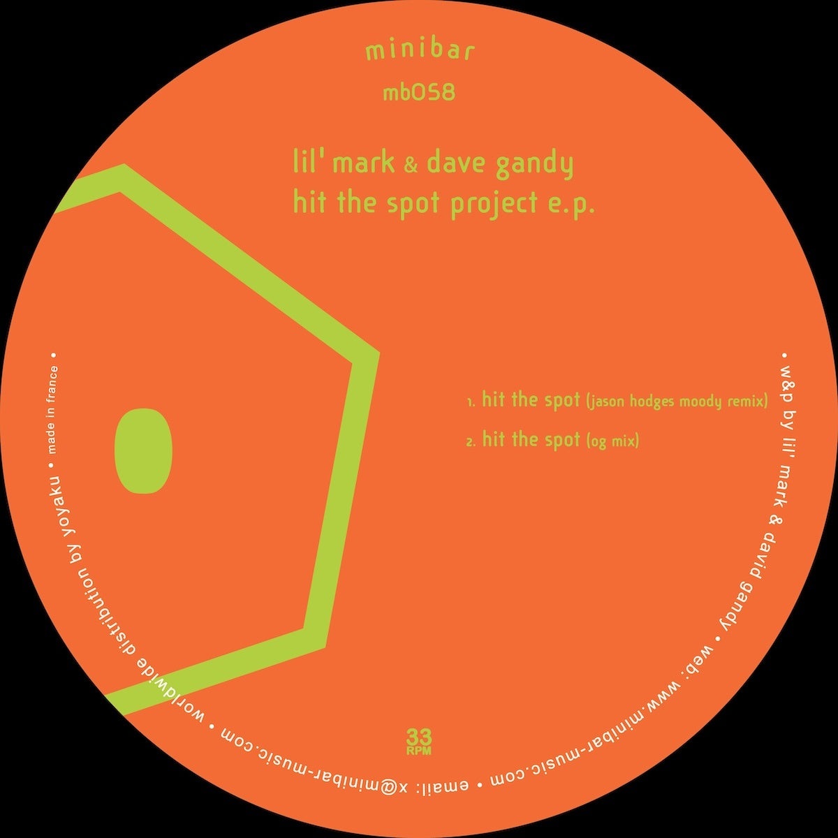 Hit The Spot Project E.P. - Lil' Mark & Dave Gandy