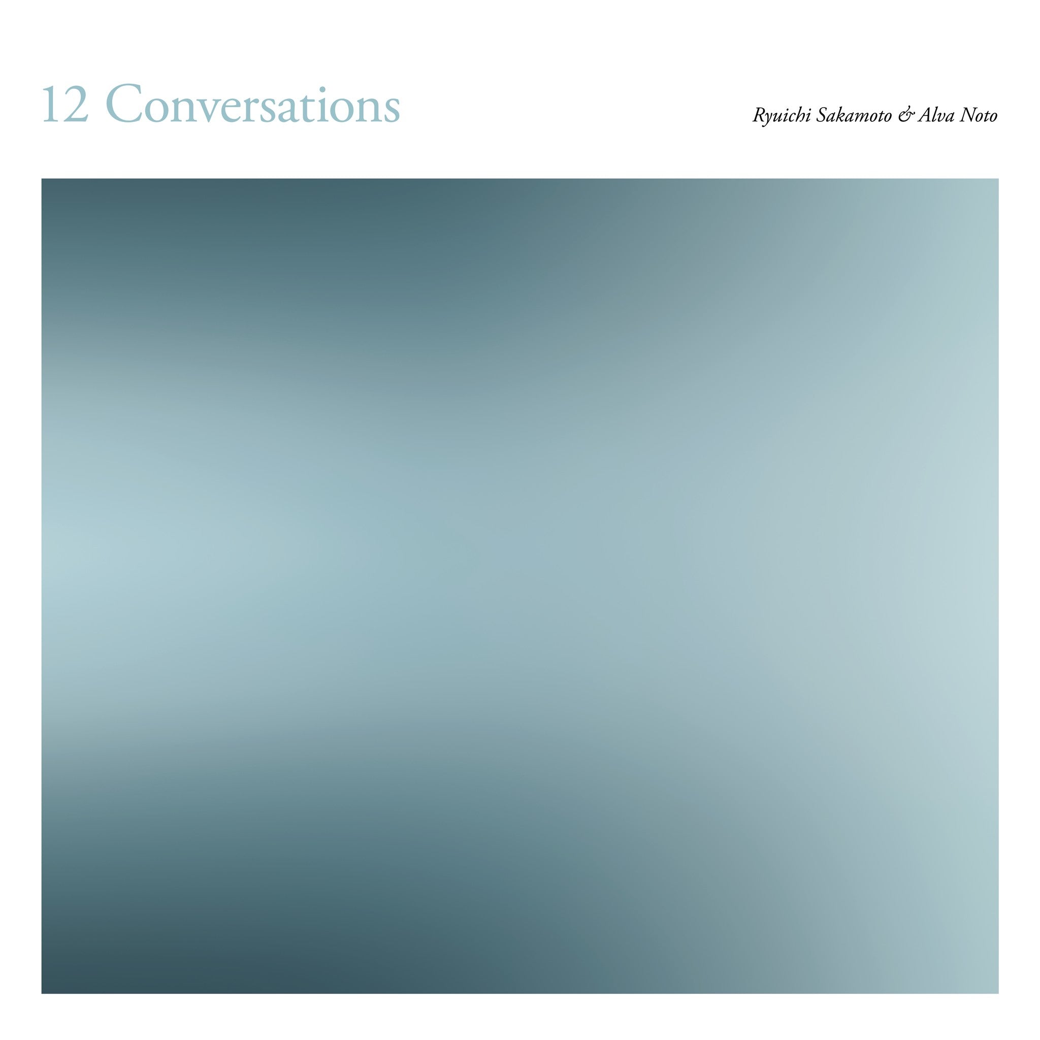 12 Conversations (2LP, Tip-on Cover) - Ryuichi Sakamoto & Alva Noto
