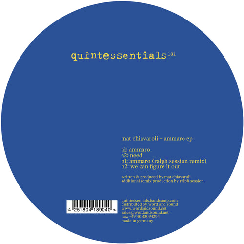 Ammaro EP - Mat Chiavaroli