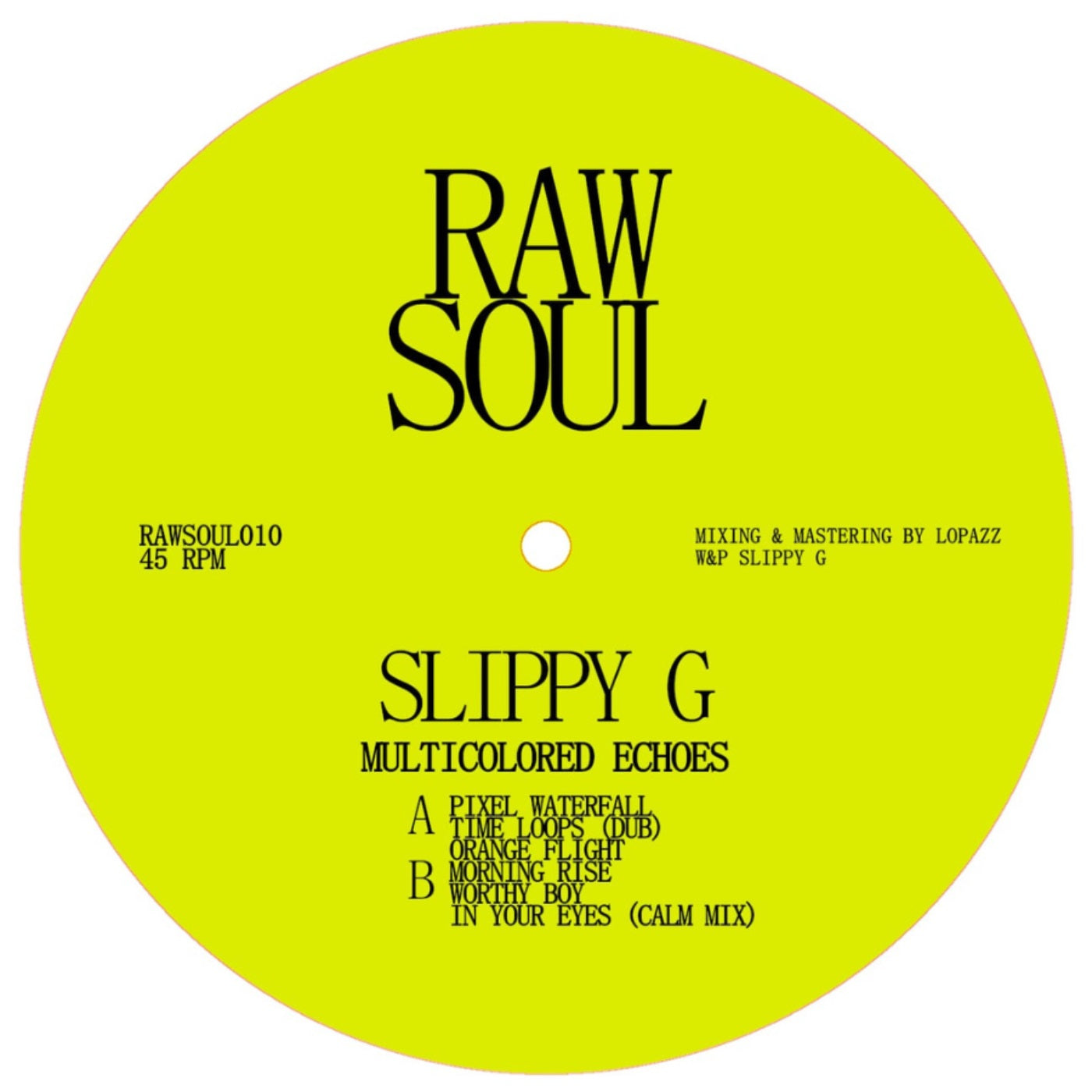 Multicolored Echoes EP - Slippy G