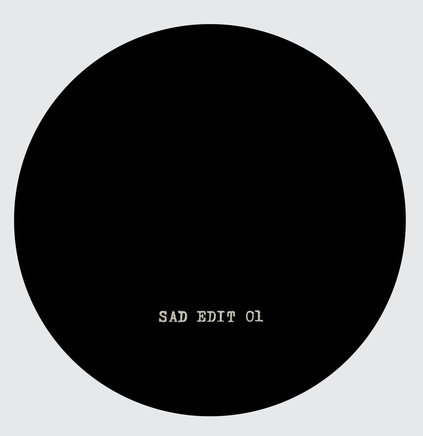 SAD Edit 01 (2026 Reissue) - Unknown Artist