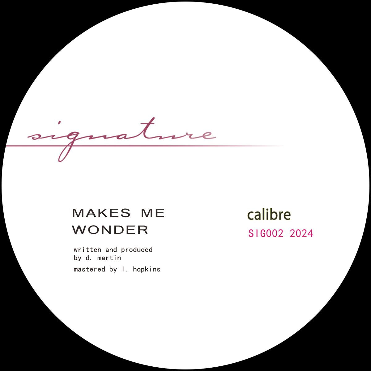 Makes Me Wonder / Got To Have You - Calibre