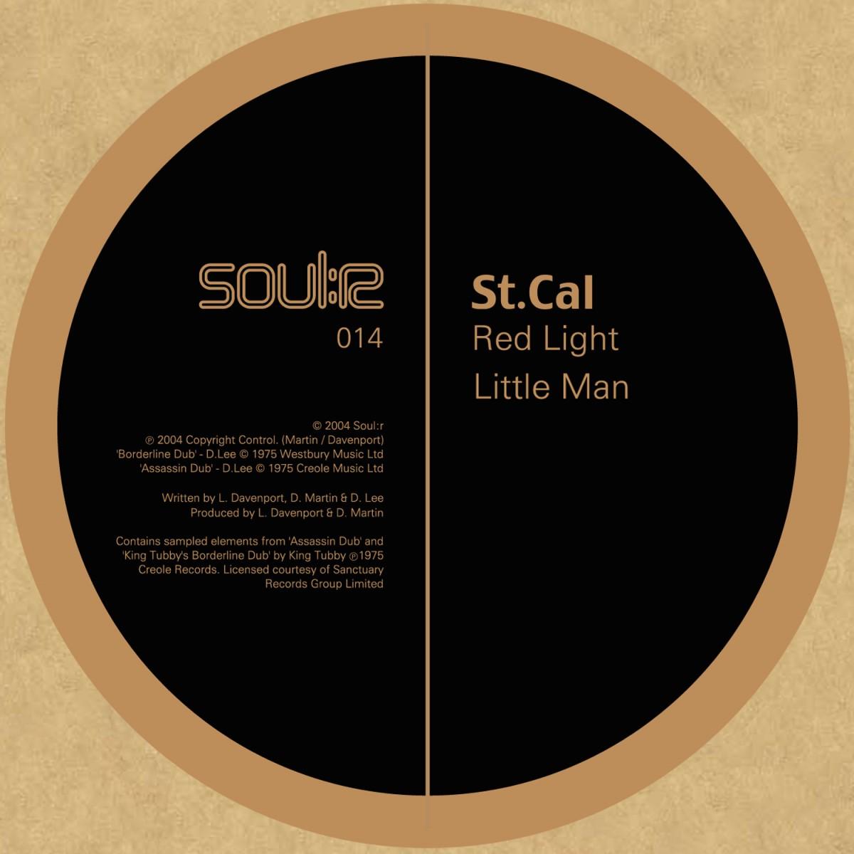 Red Light / Little Man [label sleeve] - St.Cal