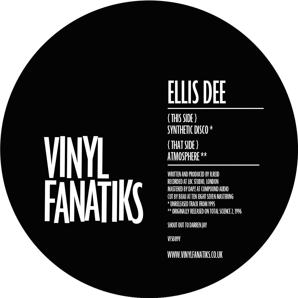 Synthetic Disco / Atmosphere - Ellis Dee